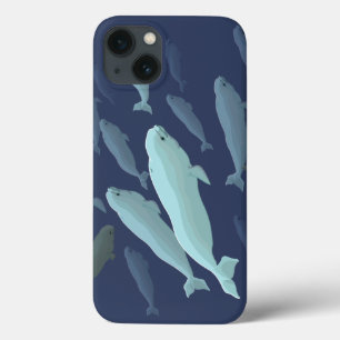 Beluga Baleine coque ipad Baleine Art Tablet coque