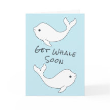 Beluga Hole Whale Bale Card