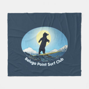 Beluga Point Surf Club Fleecedecke