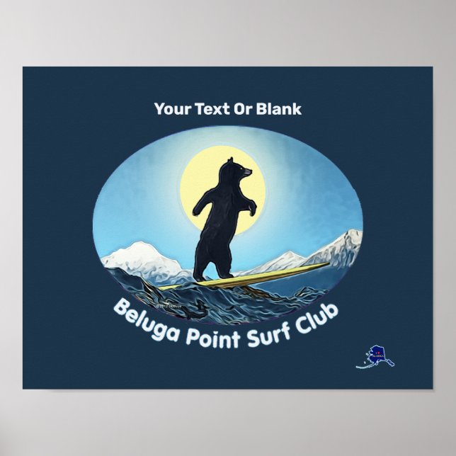 Beluga Point Surf Club Poster (Vorne)