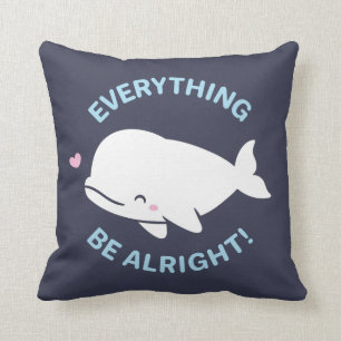 Beluga Positiver Wortwitz, Alles wird gut Kissen