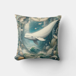 Beluga Whale 1 Kissen