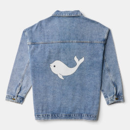Beluga Whale Denim Jacket Jeansjacke