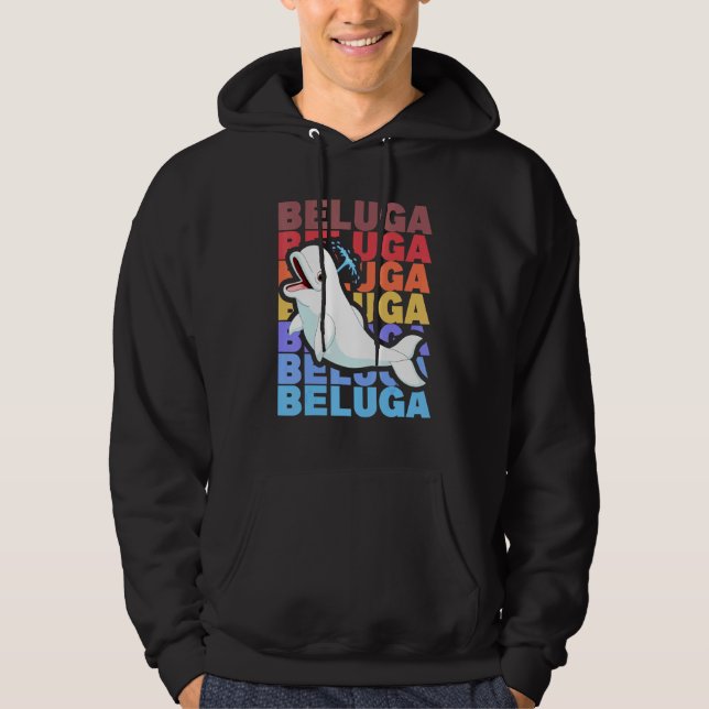 Beluga Whale Hoodie (Vorderseite)