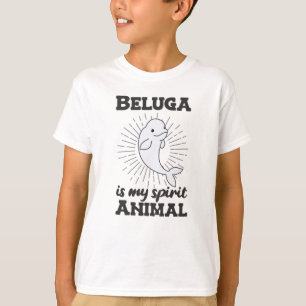 Beluga Whale Niedliche Tiere für Kinder T-Shirt