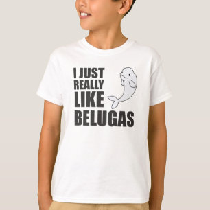Beluga Whale Niedliche Tiere für Kinder T-Shirt