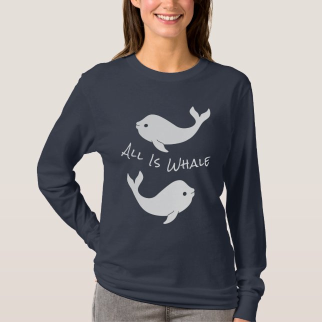 Beluga Whale Pub Long Sleeve T - Shirt (Vorderseite)
