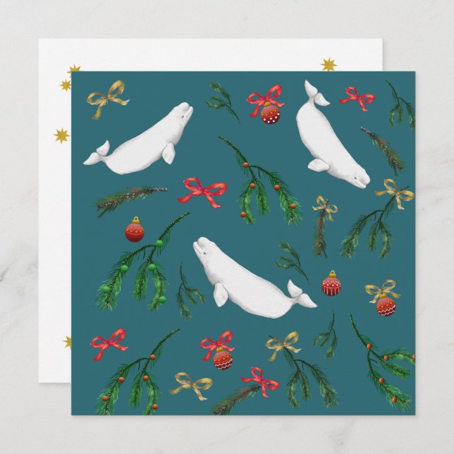 Beluga Whale Weihnachten (Vorne/Hinten)