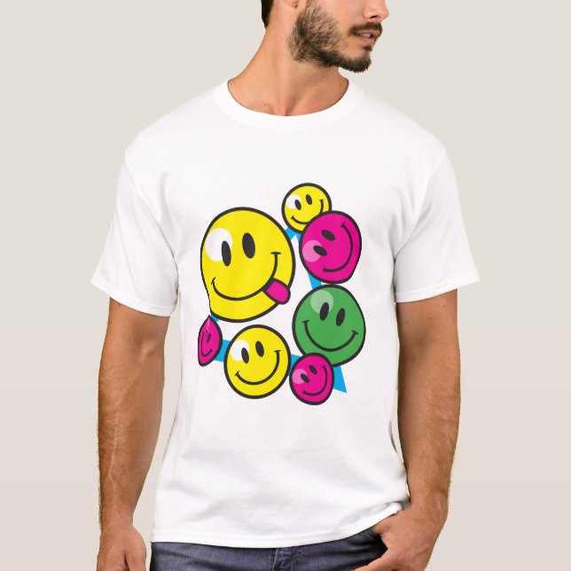 Belushis Toilette: Saures Haus multi T-Shirt (Vorderseite)