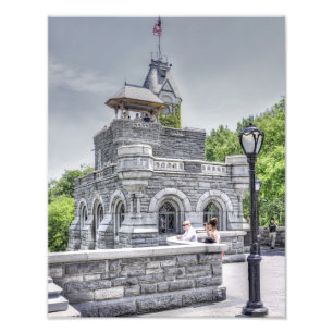 Belvedere-Schloss im Central Park Fotodruck