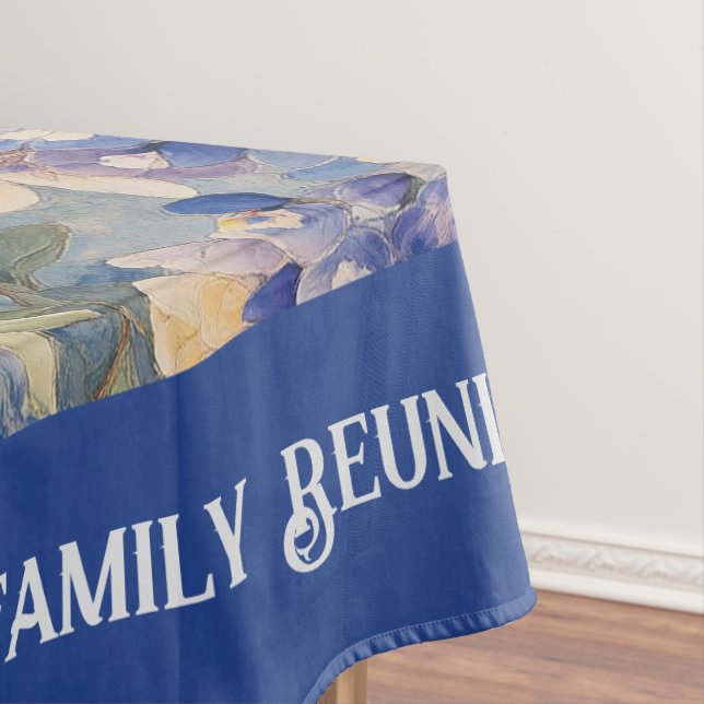 bemalt Bluebonnets, Country Chic Family Wiedersehe Tischdecke (Beispiel)