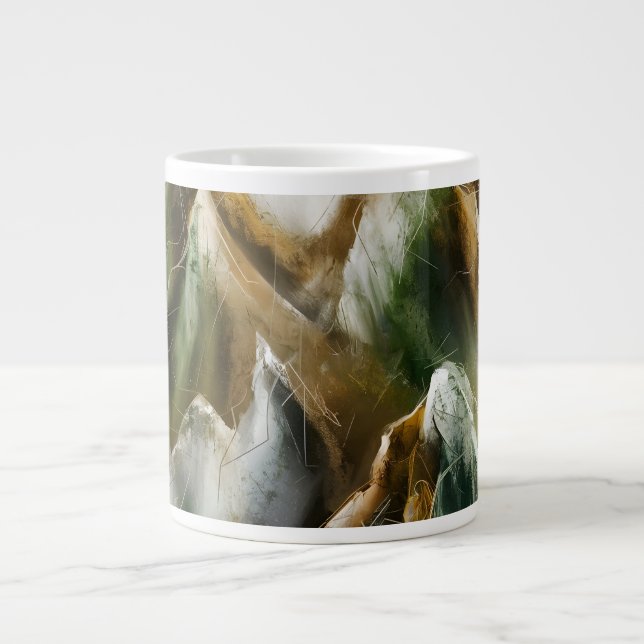 Bemalte Berge  Jumbo-Tasse (Vorderseite)