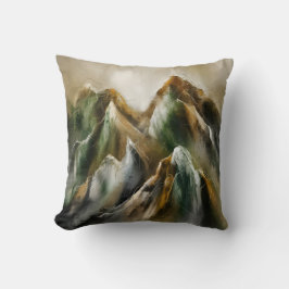 Bemalte Berge Kissen