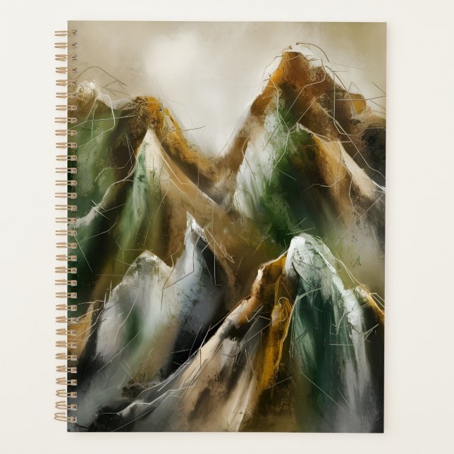 Bemalte Berge  Planer (Vorderseite)