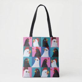 Bemalte Hühner-Tasche Tasche