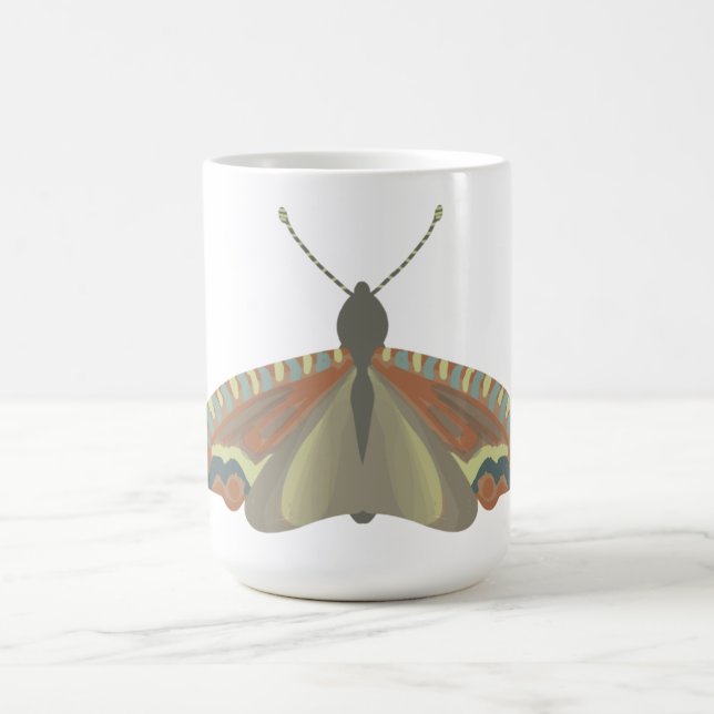 Bemalte Motte Kaffeetasse (Mittel)