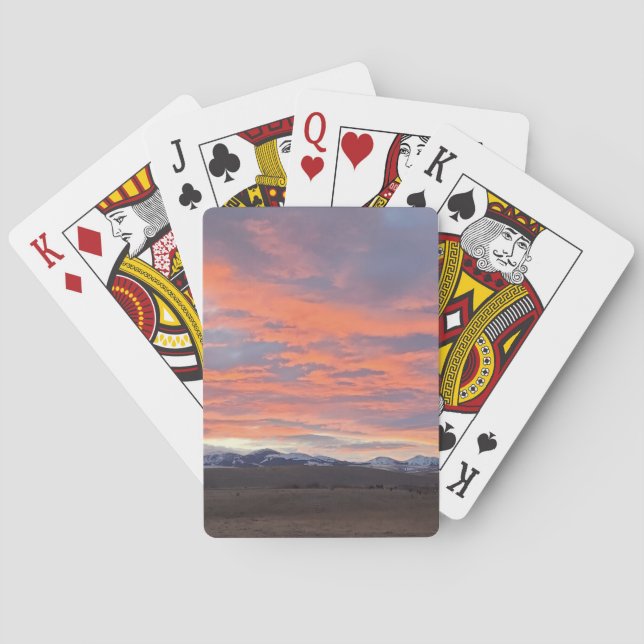 Bemalte Spielkarten (Rückseite)