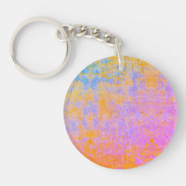 bemalte Textur in Sonnenuntergangsfarben Schlüsselanhänger