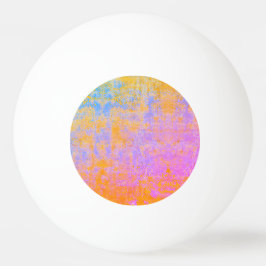 bemalte Textur in Sonnenuntergangsfarben Tischtennisball