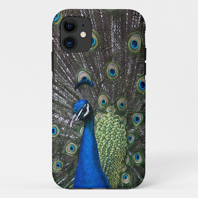 Bemalter Pfau iPhone 5 Case-Mate Case (Rückseite)