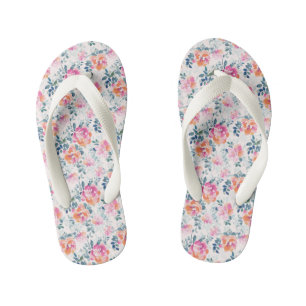 Bemaltes Rosenmuster Kinderbadesandalen