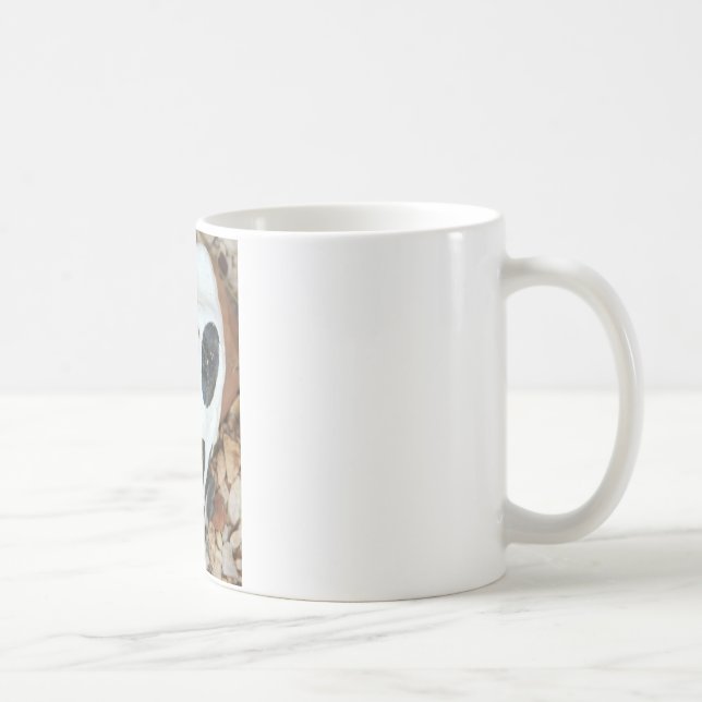 bemalteter Schädel Kaffeetasse (Rechts)