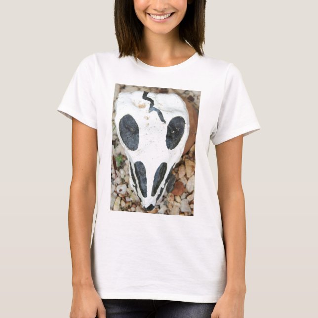 bemalteter Schädel T-Shirt (Vorderseite)