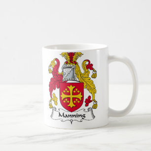 Bemannen des Familienwappens Kaffeetasse