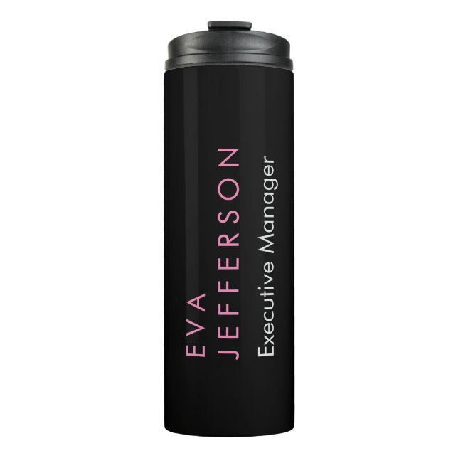 Bemerkenswert elegante, einzigartige moderne Schwa Thermosbecher (Vorderseite)