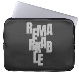 Bemerkenswertes Zitat Motivierend inspirierend Laptopschutzhülle