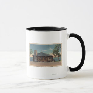 Bemidji, Mangan - Ansicht des Kamins von Staaten Tasse