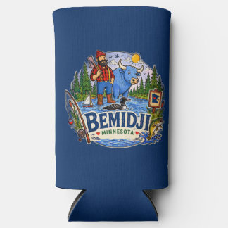 Bemidji Minnesota Paul Bunyan & Babe the Blue Ox Selters Dosenkühler