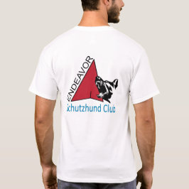 Bemühung Schutzhund Verein-Logo-kurzes T-Shirt