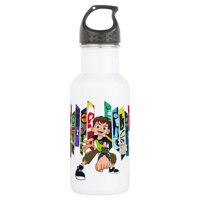 Ben 10 Alien Collection Graphic Edelstahlflasche (Vorderseite)