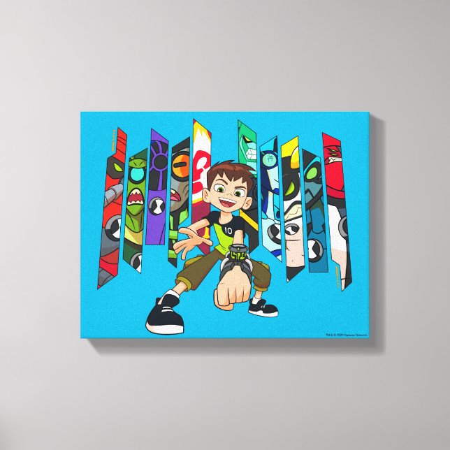 Ben 10 Alien Collection Graphic Leinwanddruck (Vorderseite)