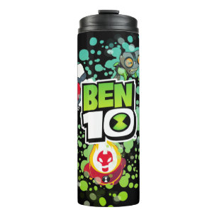 Ben 10 Alien Forms Bubble Graphic Thermosbecher