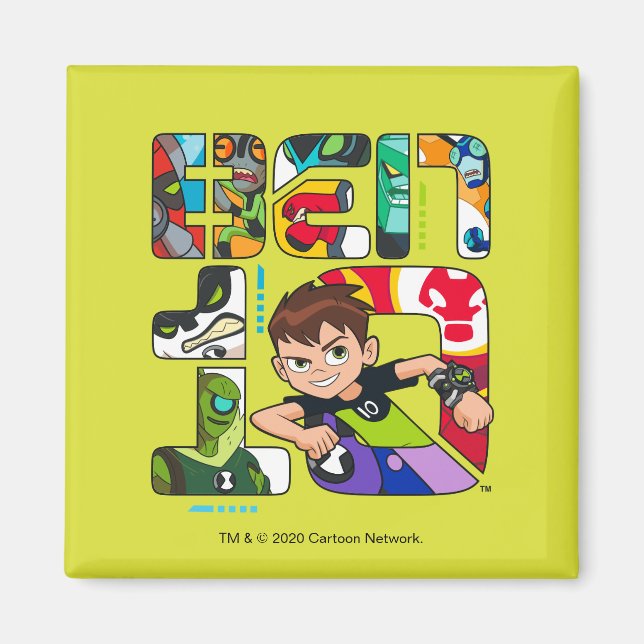 Ben 10 Alien Logo Magnet (Vorne)