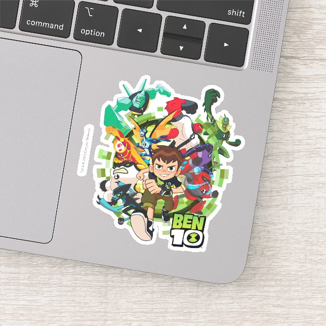 Ben 10 Alien Rush Graphic Aufkleber (Detail)