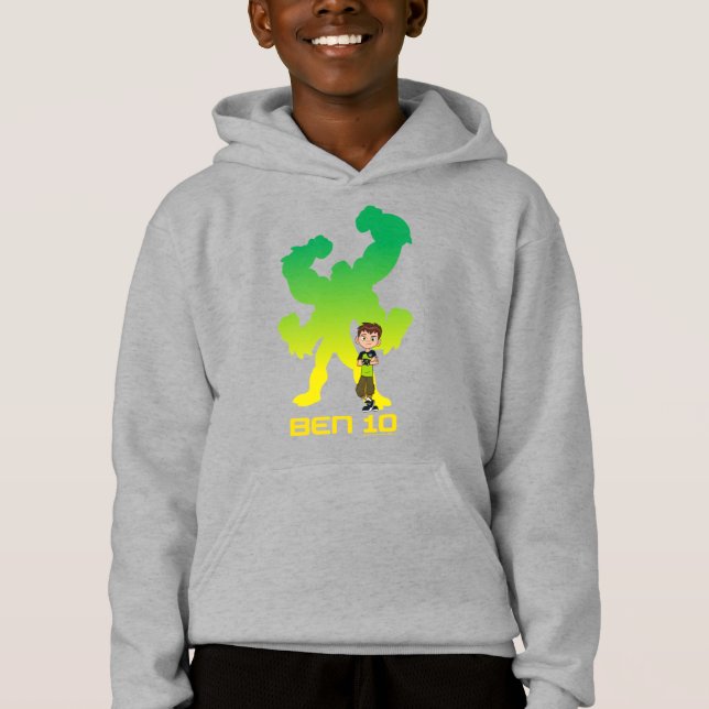 Ben 10 & Four Arms Shadow Hoodie (Vorderseite)