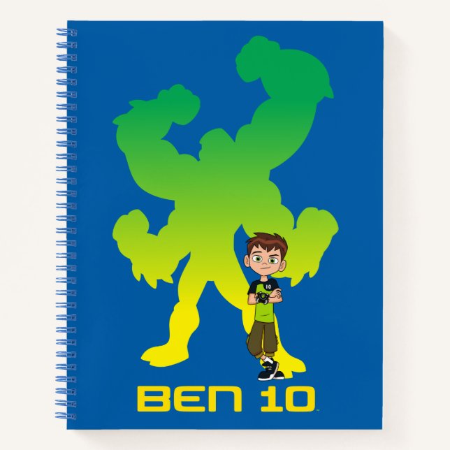Ben 10 & Four Arms Shadow Notizbuch (Vorderseite)
