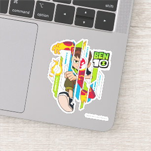 Ben 10 Heatblast DNA Transformation Aufkleber