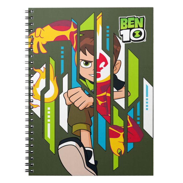 Ben 10 Heatblast DNA Transformation Notizblock (Vorderseite)