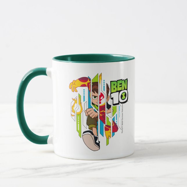 Ben 10 Heatblast DNA Transformation Tasse (Links)