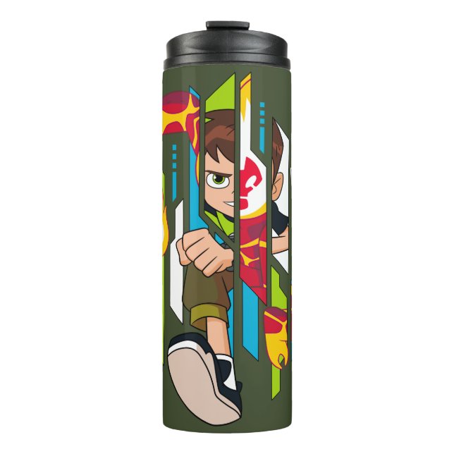 Ben 10 Heatblast DNA Transformation Thermosbecher (Vorderseite)