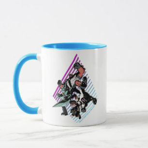 Ben 10 Retro Alien Group Graphic Tasse