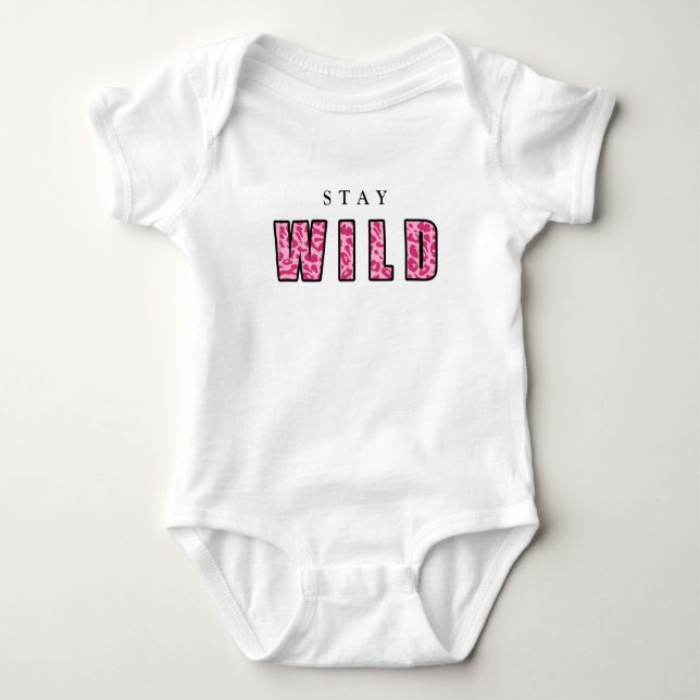 ben azelart bleibe wild baby strampler (Vorderseite)