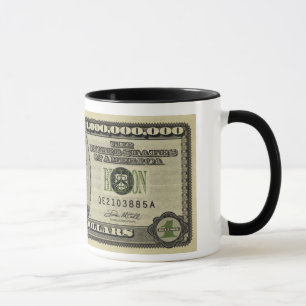 Ben Bernanke Milliarde Dollarschein-Tassen Tasse