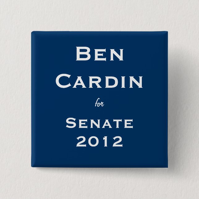 Ben Cardin für Senat Button (Vorderseite)