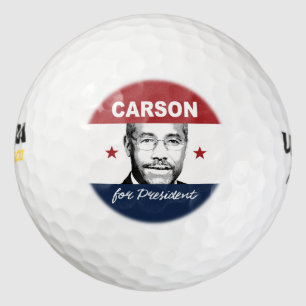 Ben Carson für Präsident Merch -.png Golfball