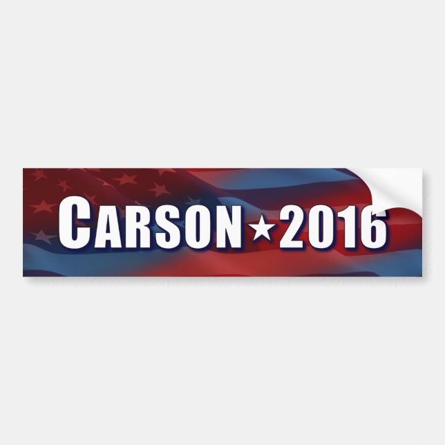 Ben Carson für Präsidenten Autoaufkleber (Vorne)